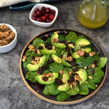 spinach avocado salad