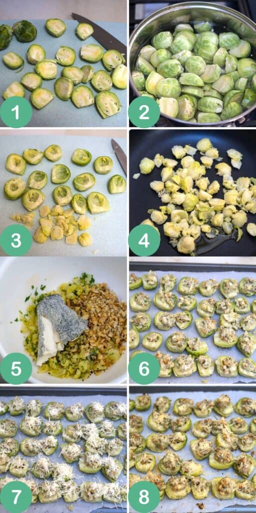 brussel sprouts process