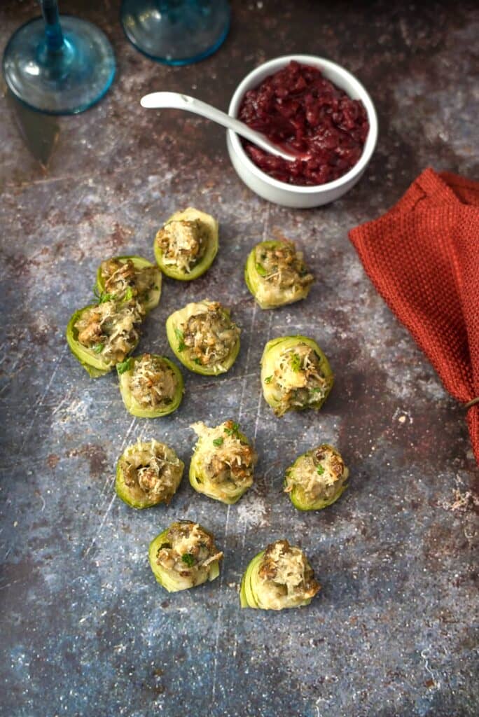 stuffed brussel sprouts