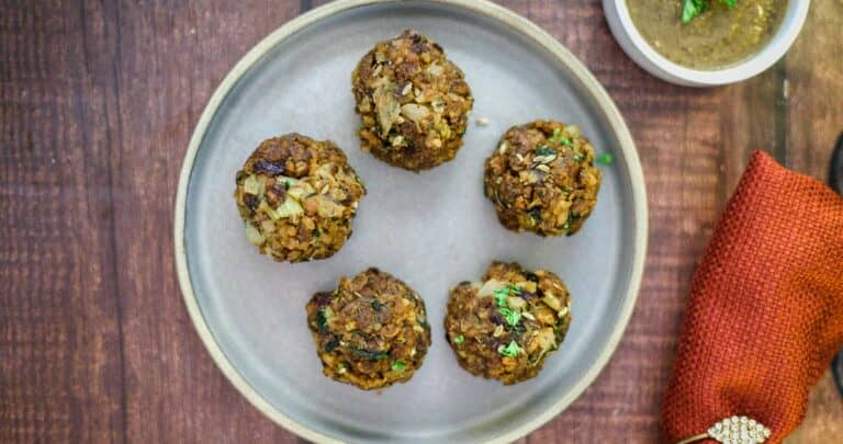 vegan stuffing balls