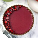 vegan cranberry tart