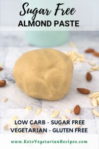 almond paste sugar free