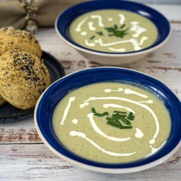 broccoli goats cheese soup