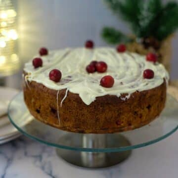 keto cranberry cake