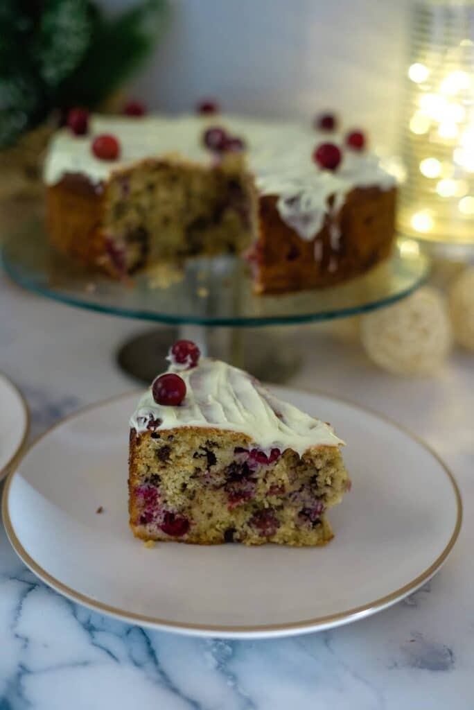 keto cranberry cake