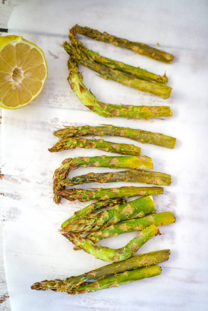 air fried asparagus
