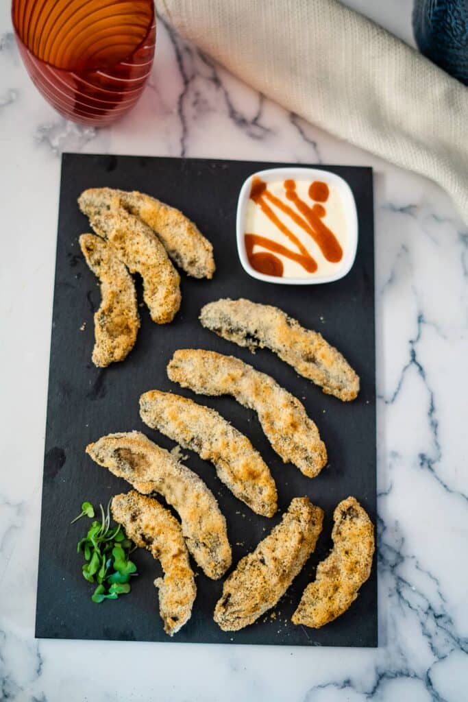 air fryer portobello mushrooms