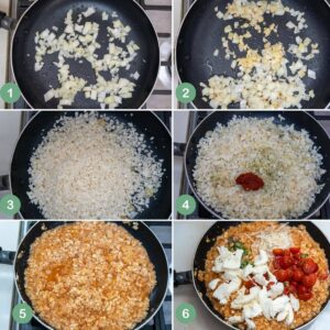 cauliflower rice process shots