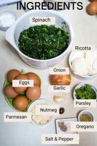 spinach pie ingredients