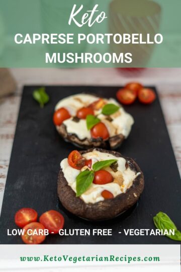 caprese stuffed mushrooms