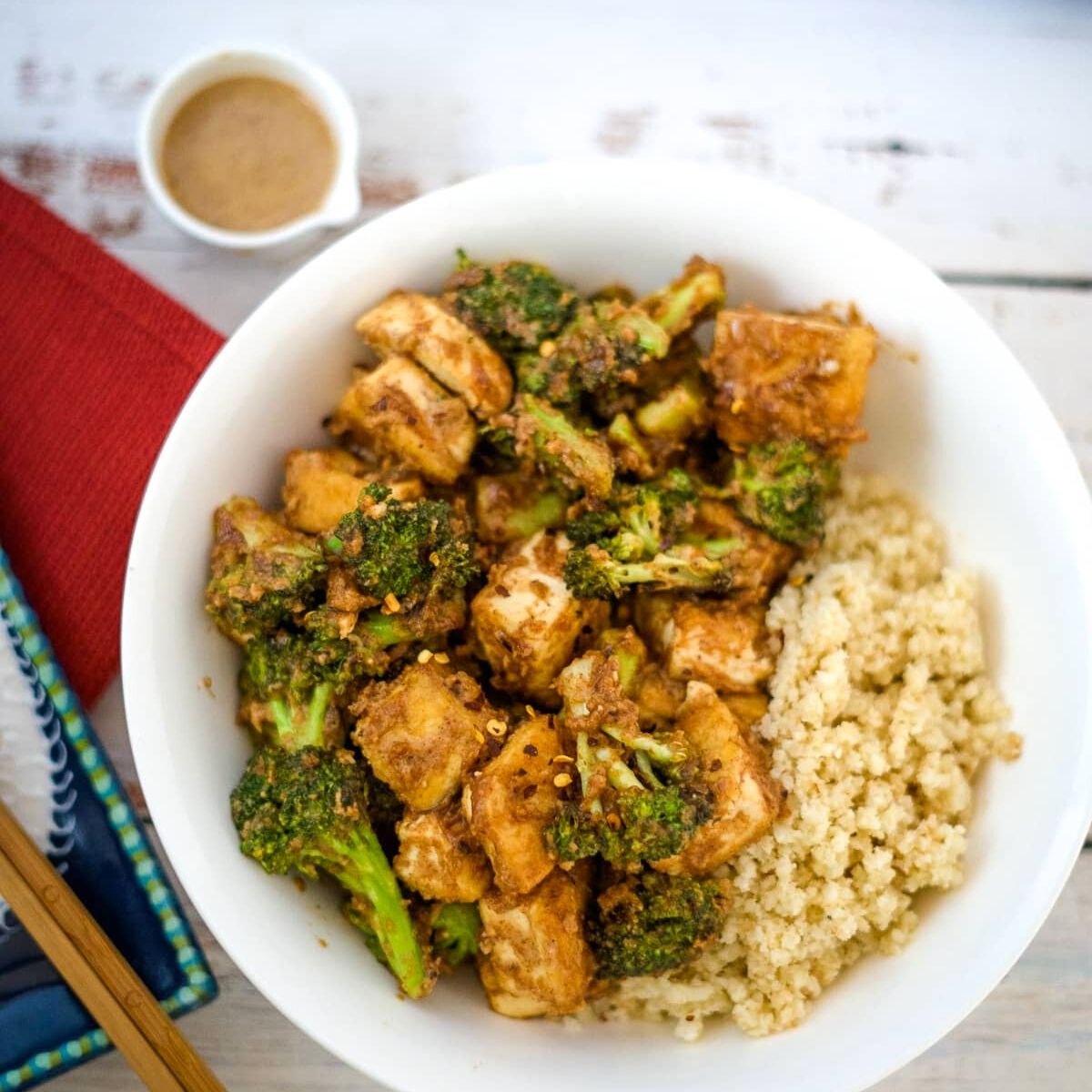 Keto Tofu Stir Fry with Broccoli - Keto & Low Carb Vegetarian Recipes
