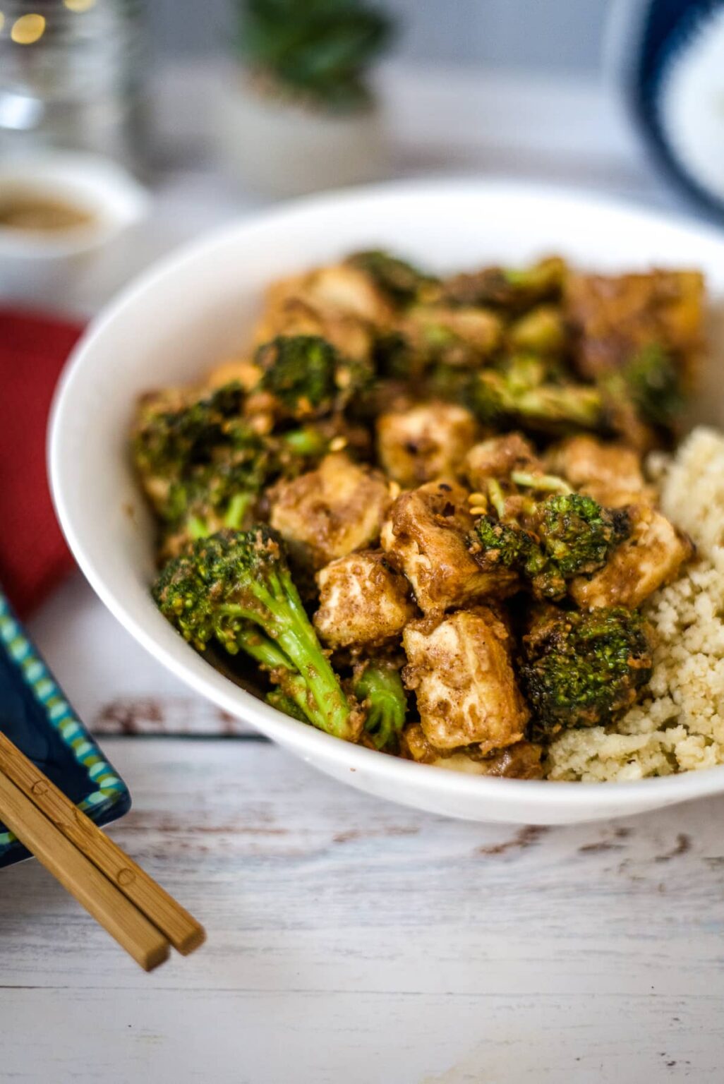 Keto Tofu Stir Fry with Broccoli - Keto Low Carb Vegetarian Recipes
