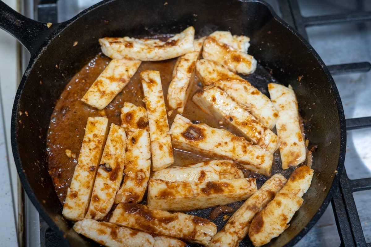 halloumi cooked