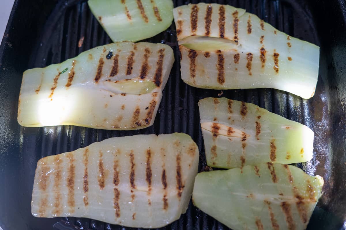 grilled chayote