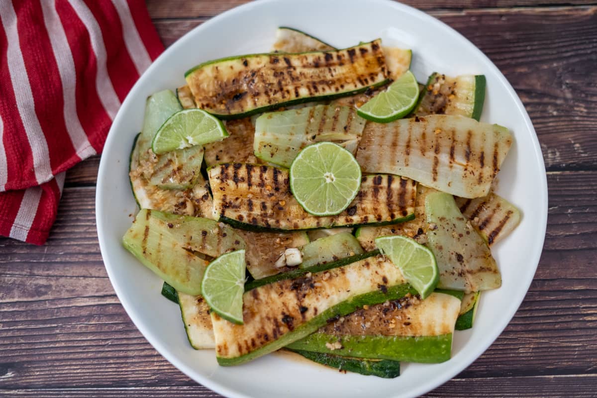 zucchini chayote salad