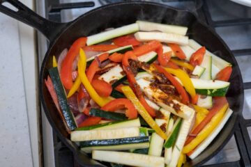 cooked vegetables