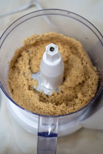 pastry processed in food processor