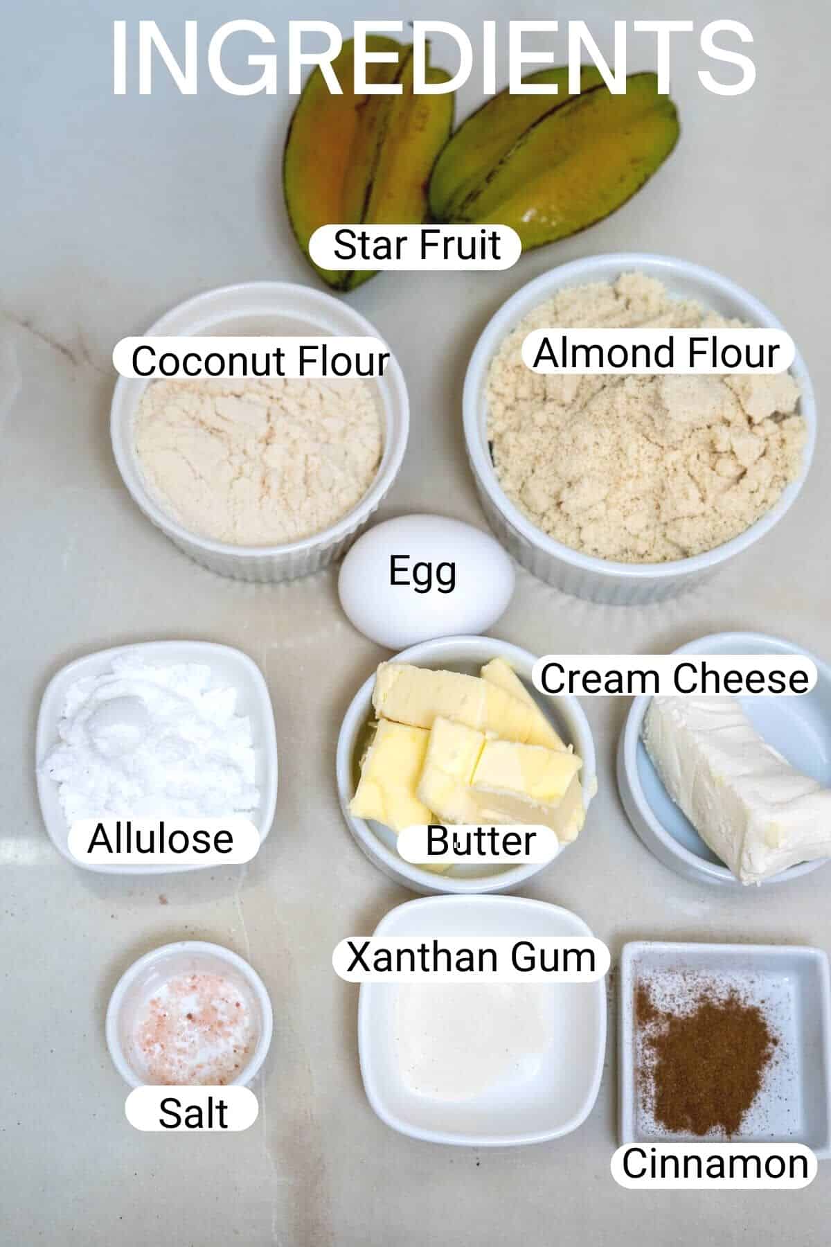 star fruit galette ingredients
