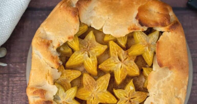 star fruit galette