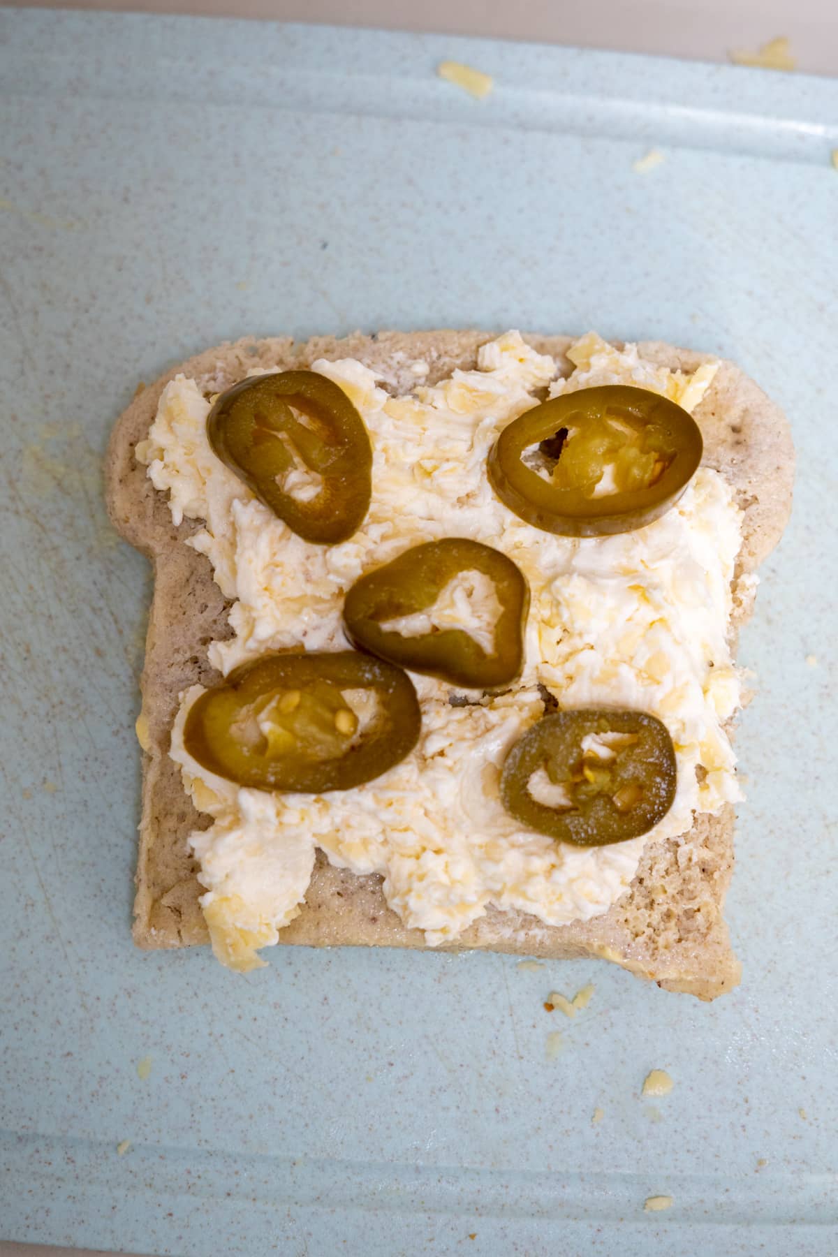 jalapeno popper grilled cheese