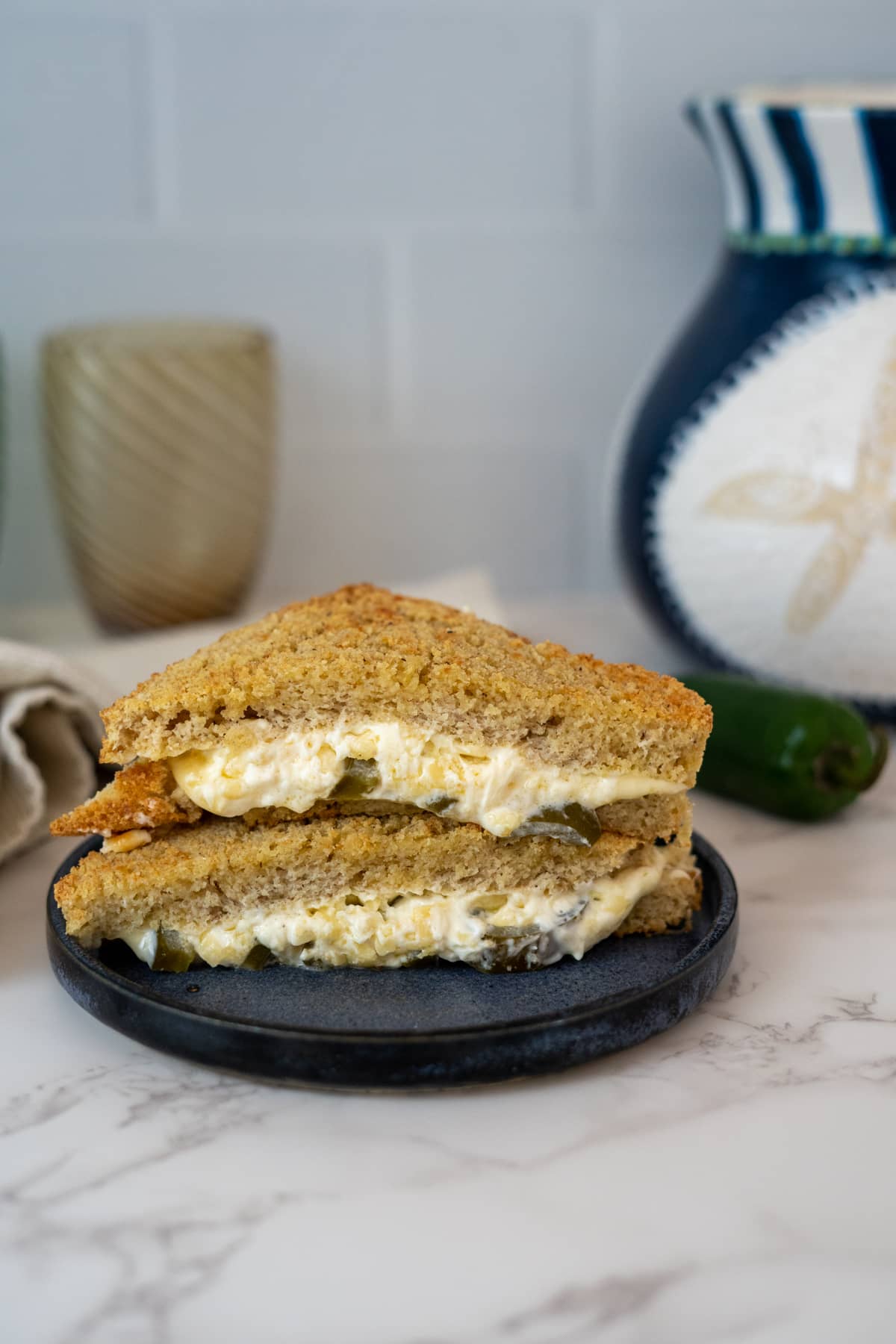 jalapeno popper grilled cheese