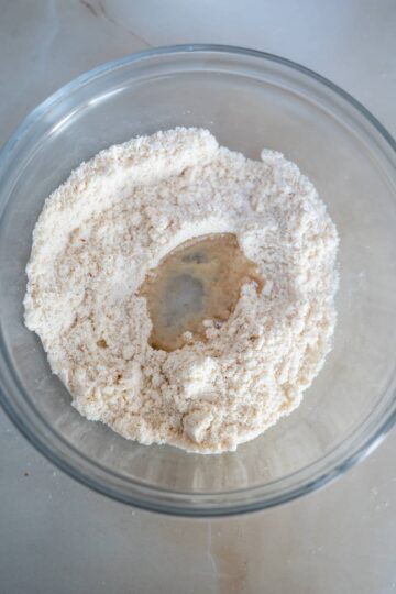 oil added to coconut flour