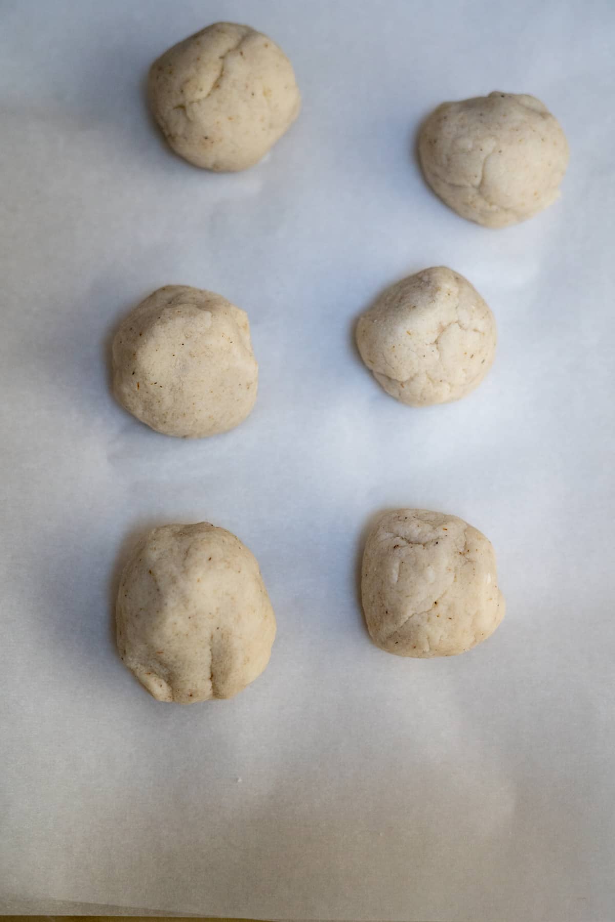 rolled dough balls