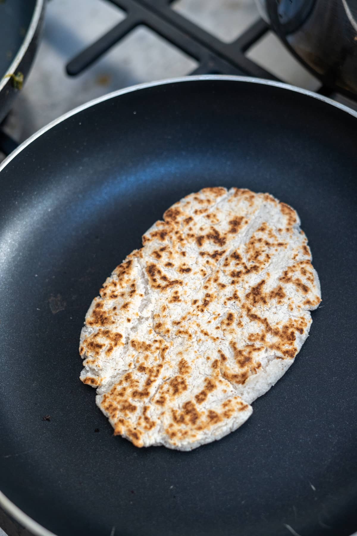 cooked flat bread