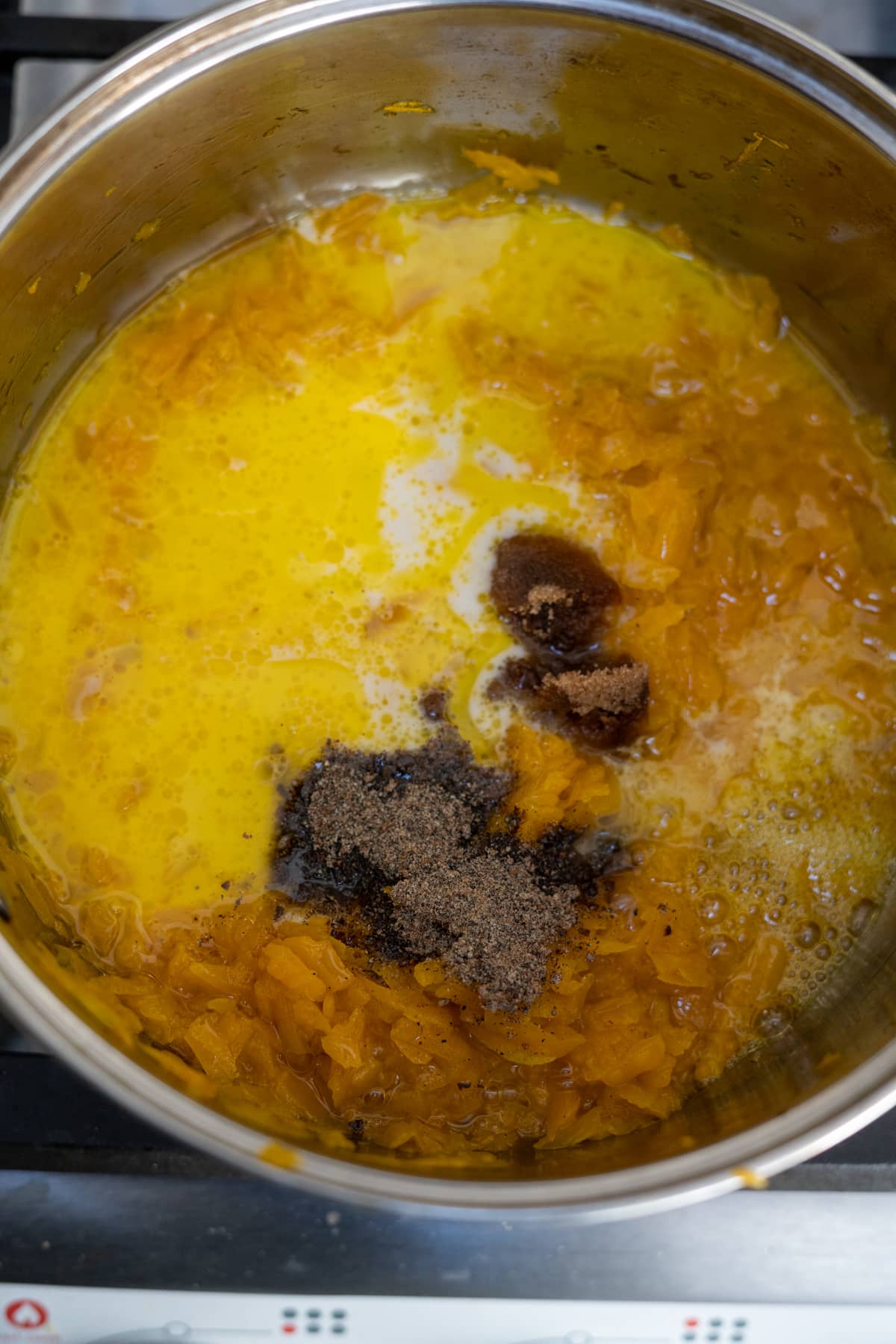 pumpkin halwa in pot