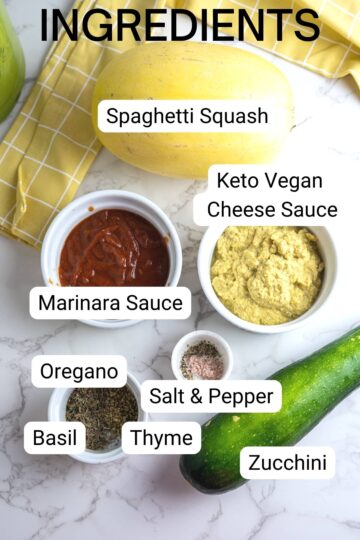 spaghetti squash ingredients