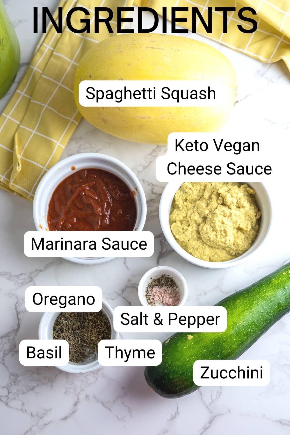 spaghetti squash ingredients