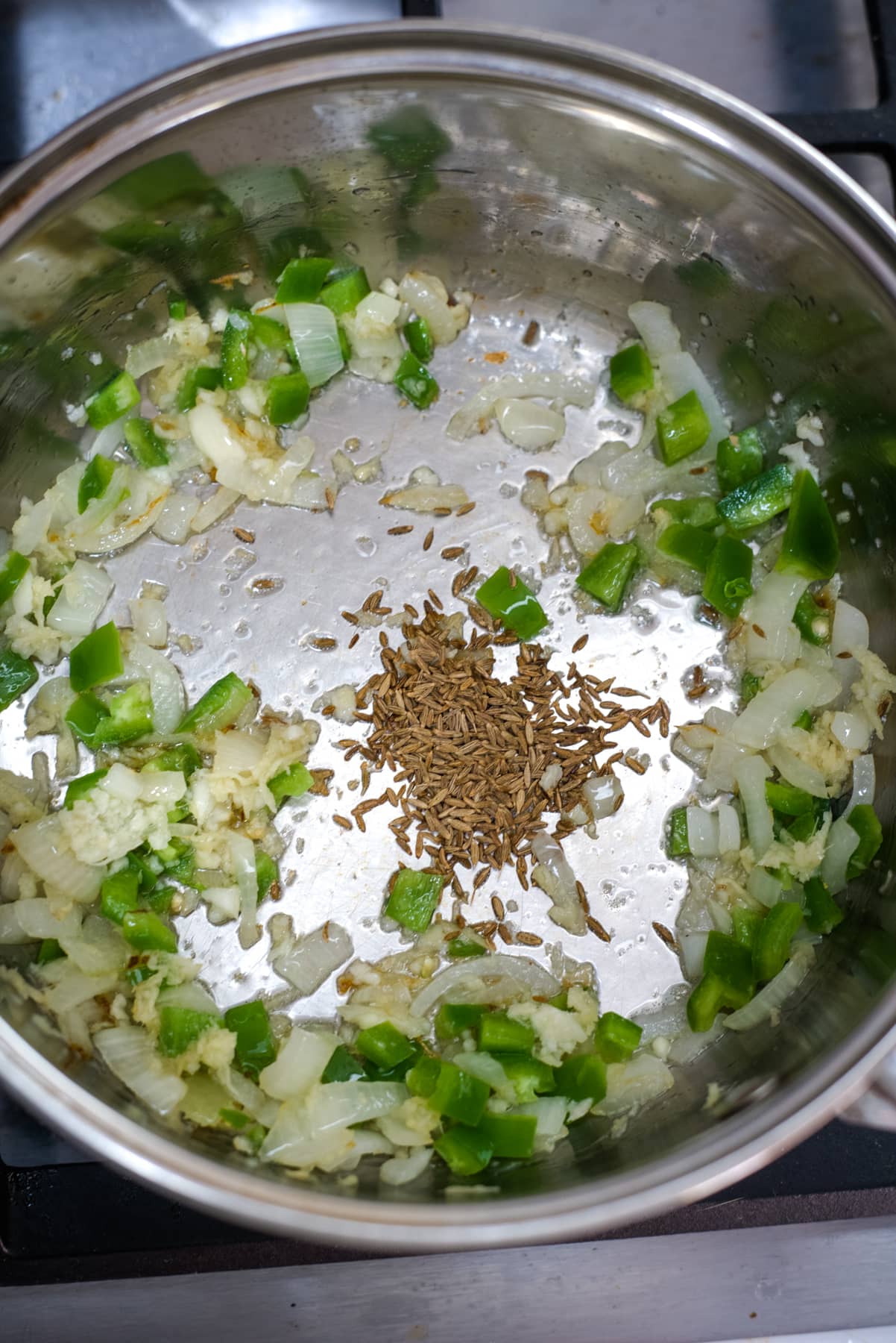 onion and cumin seeds