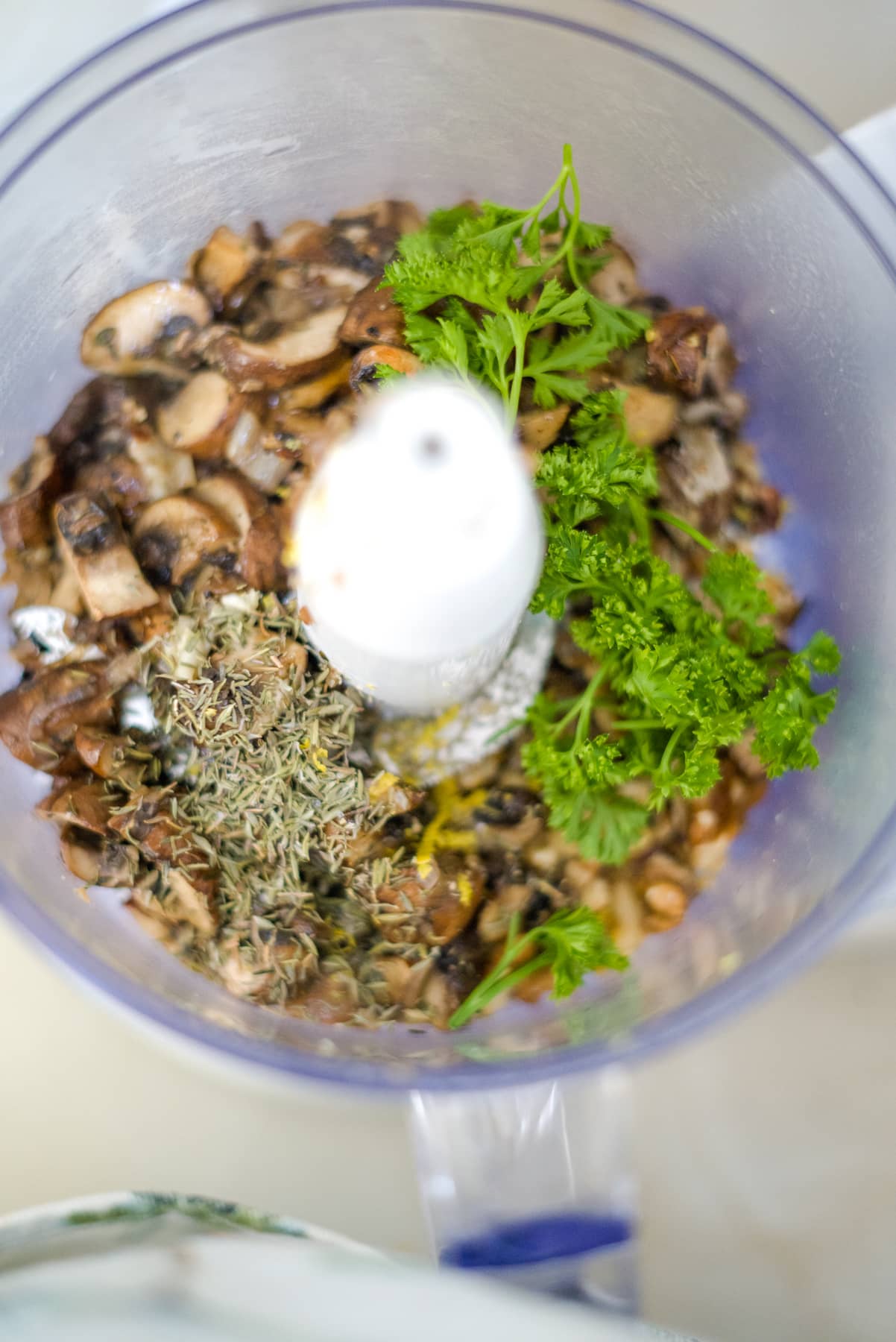 process nuts and mushrooms