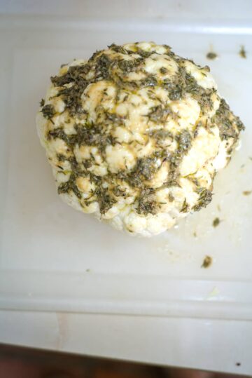 herb seasoned cauliflower