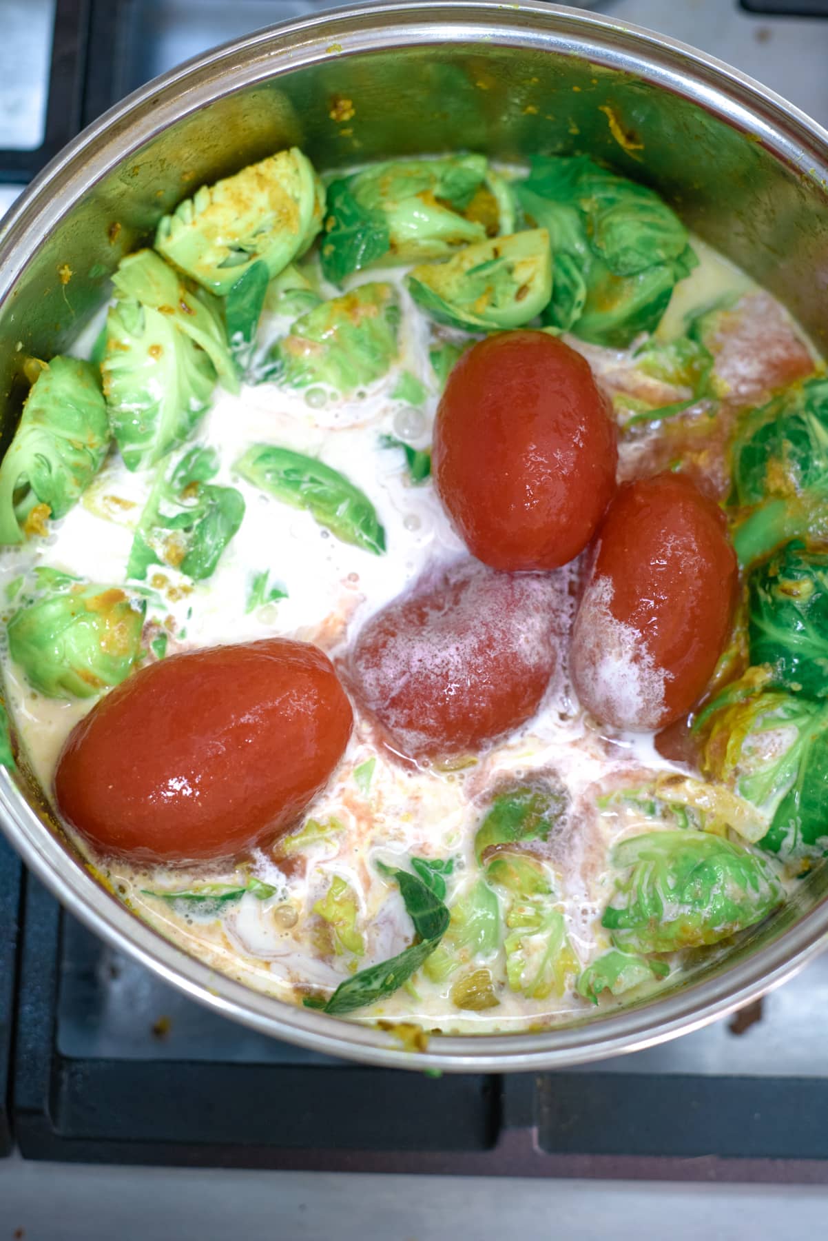 tomatoes and coconut milk