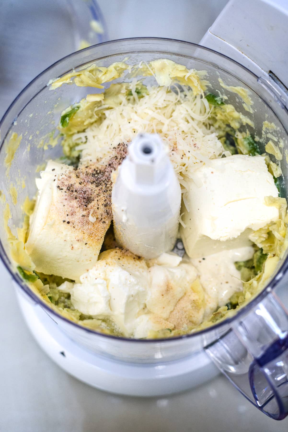 dairy in food processor