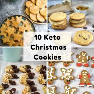 keto christmas cookie collection