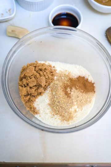 ginger cookie mixture