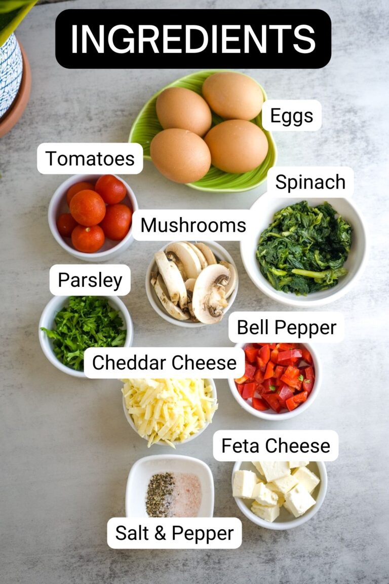 Easy Air Fryer Frittata - Keto & Low Carb Vegetarian Recipes