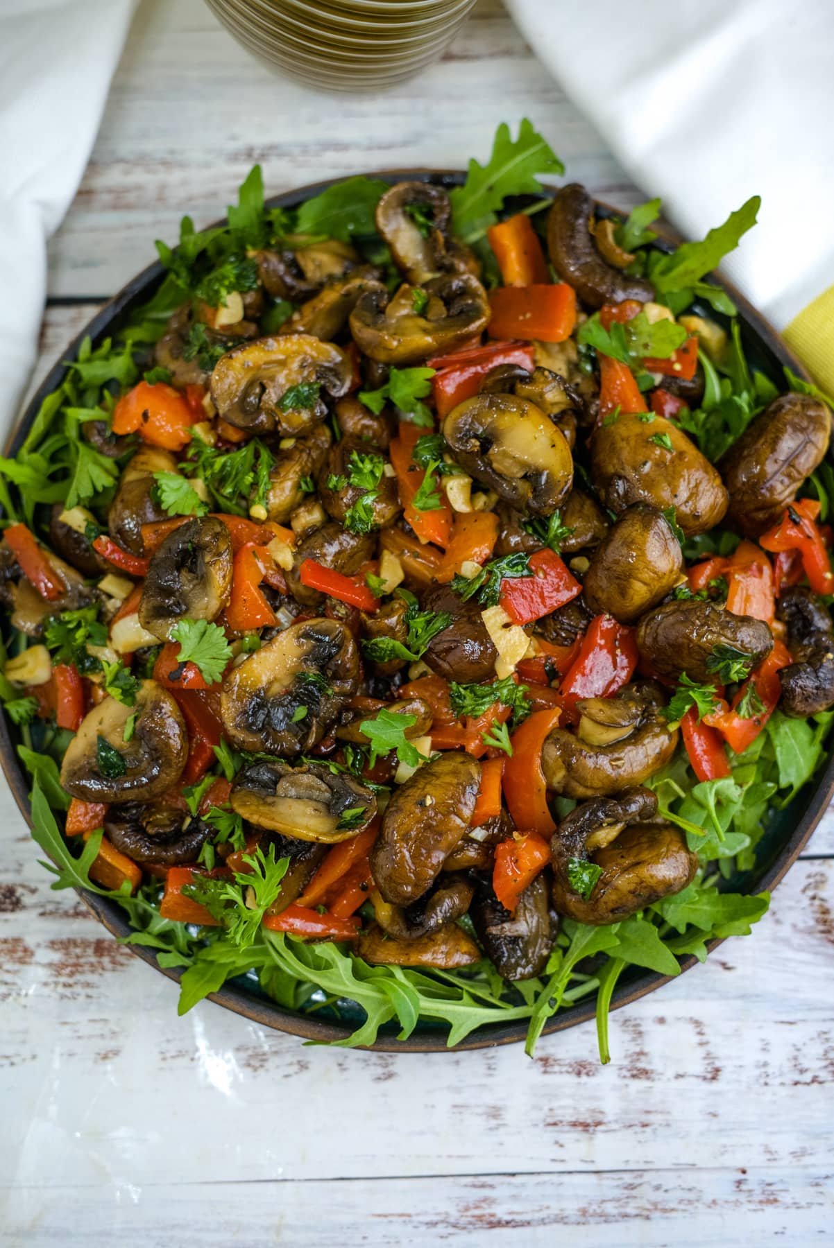 marinated mushroom salad