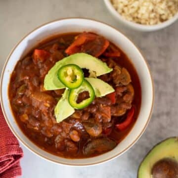 black soy bean chili