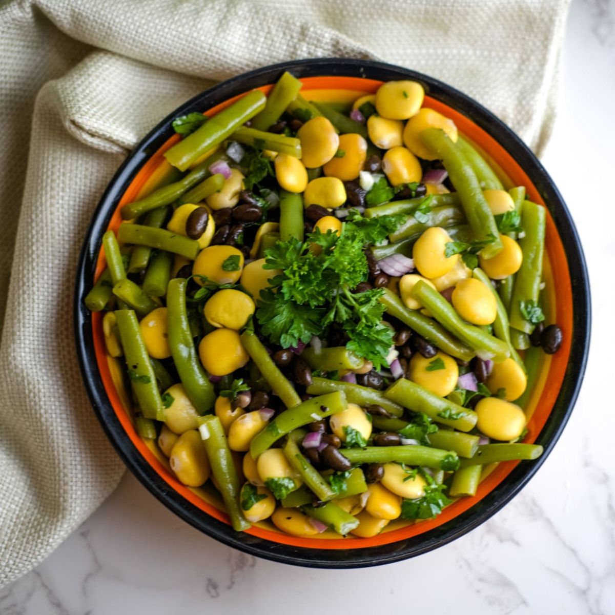 Low Carb Bean Salad - Keto & Low Carb Vegetarian Recipes