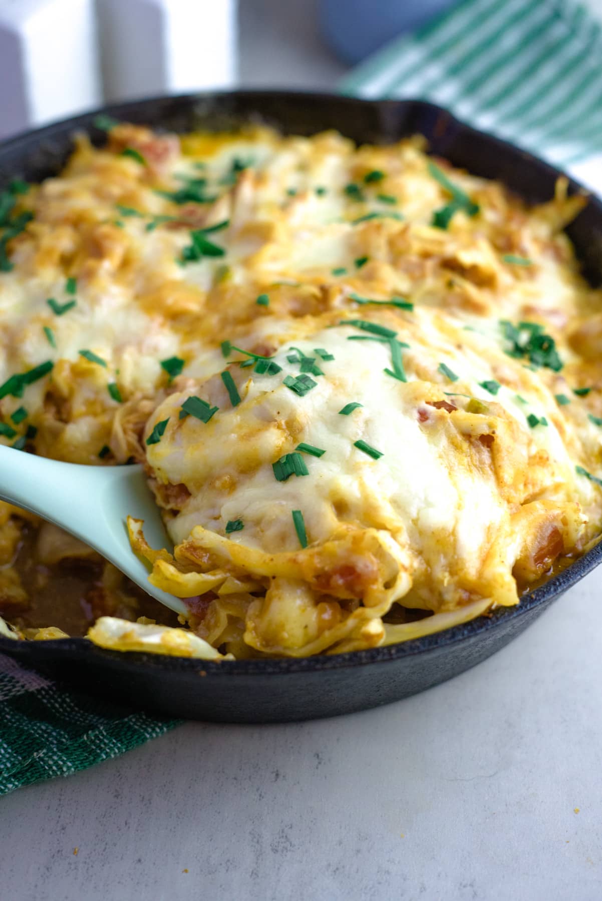 cheesy cabbage casserole