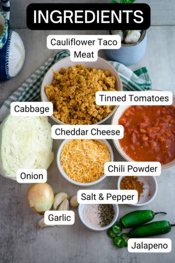 cabbage casserole ingredients