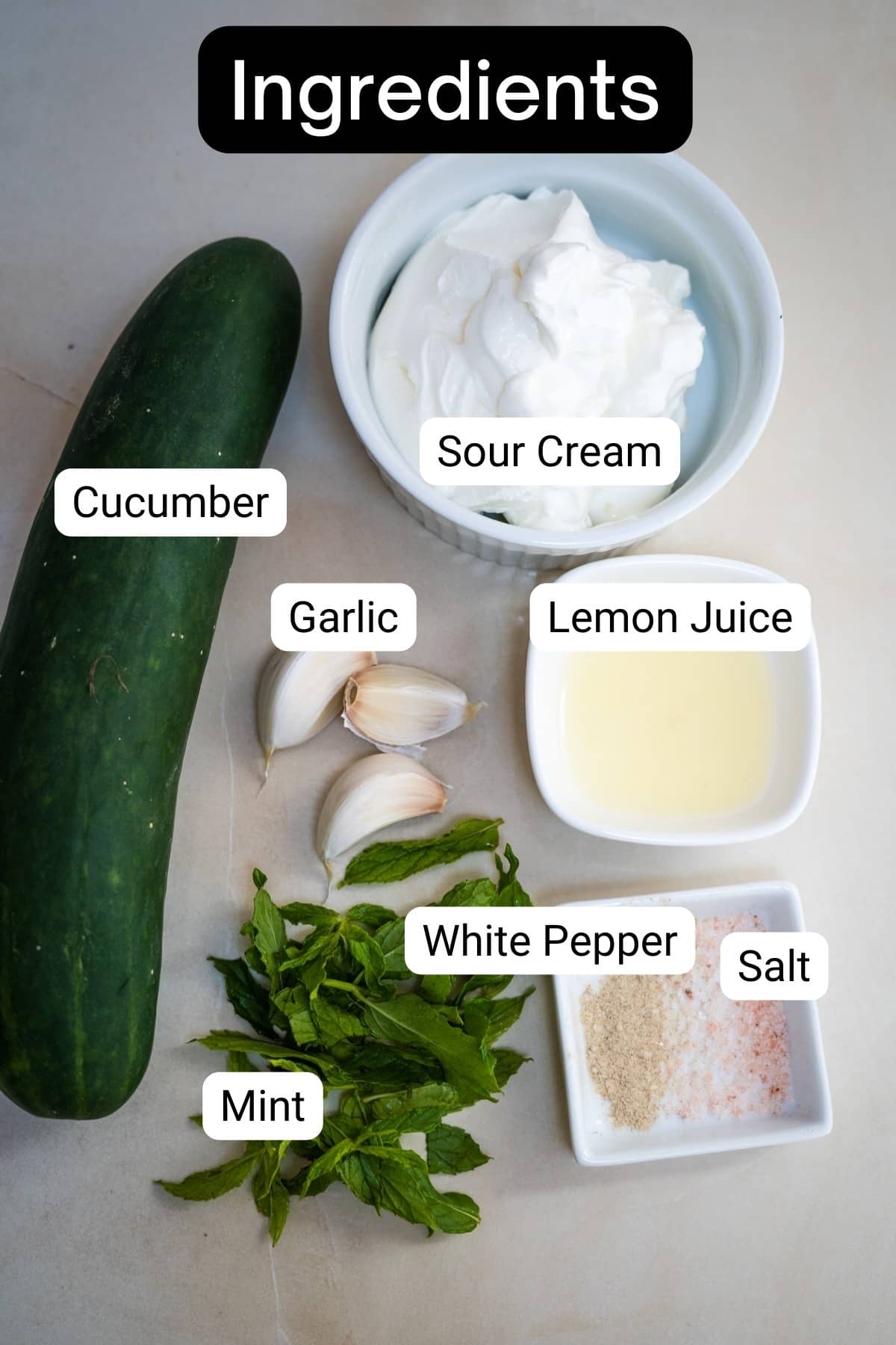 tzatziki ingredients