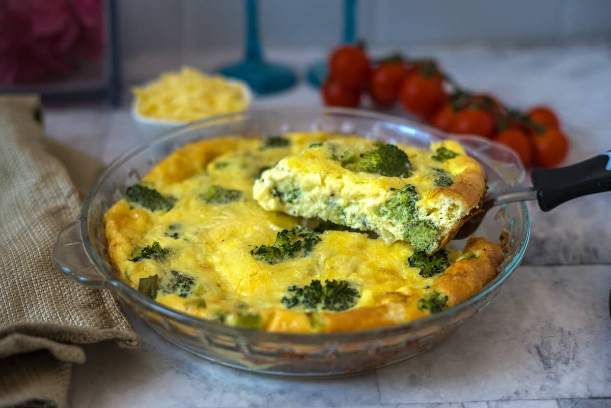 broccoli cheddar quiche