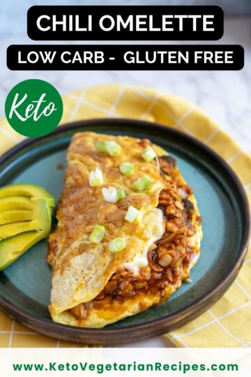 Chili omelette low carb.