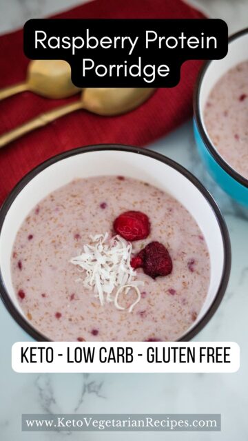 Raspberry protein porridge is a delicious and healthy option for those following a keto or low carb diet. Made with gluten-free ingredients, this porridge is packed with the goodness of raspberries and provides