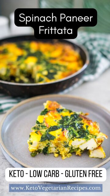 Experience a delicious spin on traditional frittata with our spinach and paneer dish. This keto-friendly, low carb option is also gluten free for those with dietary restrictions.